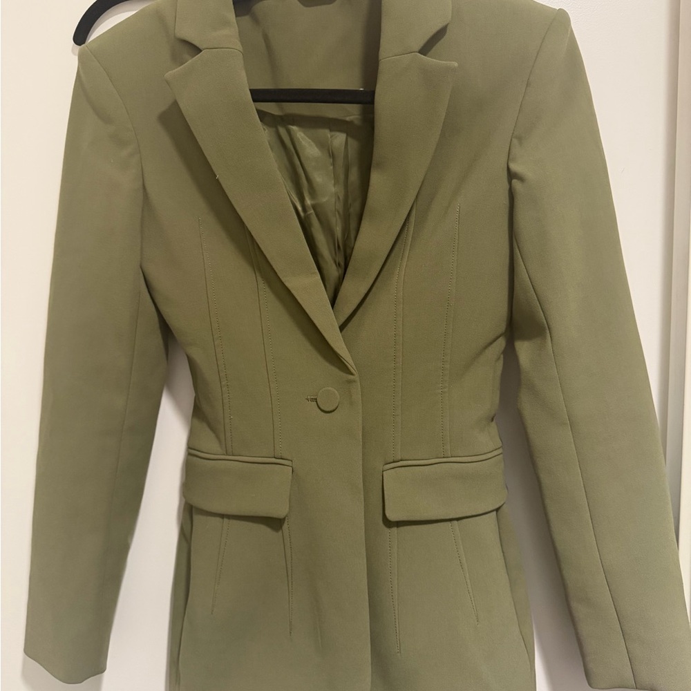 & Other Stories Sage Green Women's Blazer